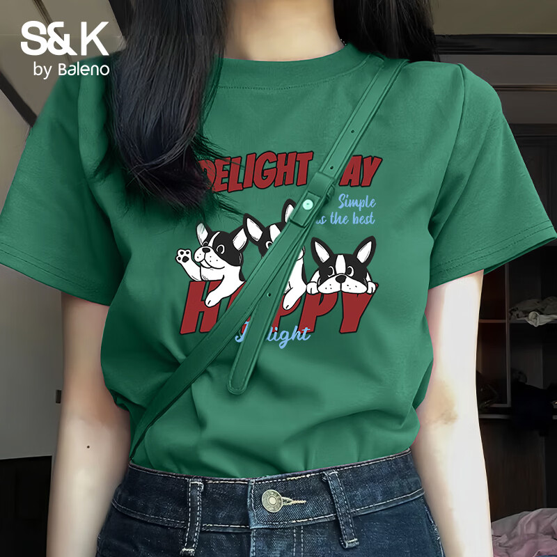 ����·��Baleno��S&K100%���޶���T��Ů2026���ļ�Ůװ�¿�ʱ�����м�Լ�������� ī��#����С�� S 22.91Ԫ