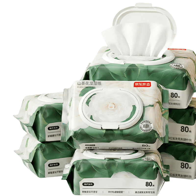 �������� ʪ��ֽ80Ƭ*6�� ��ͥװ���ɱ��ʪֽ�� ��ʵ��ɢ