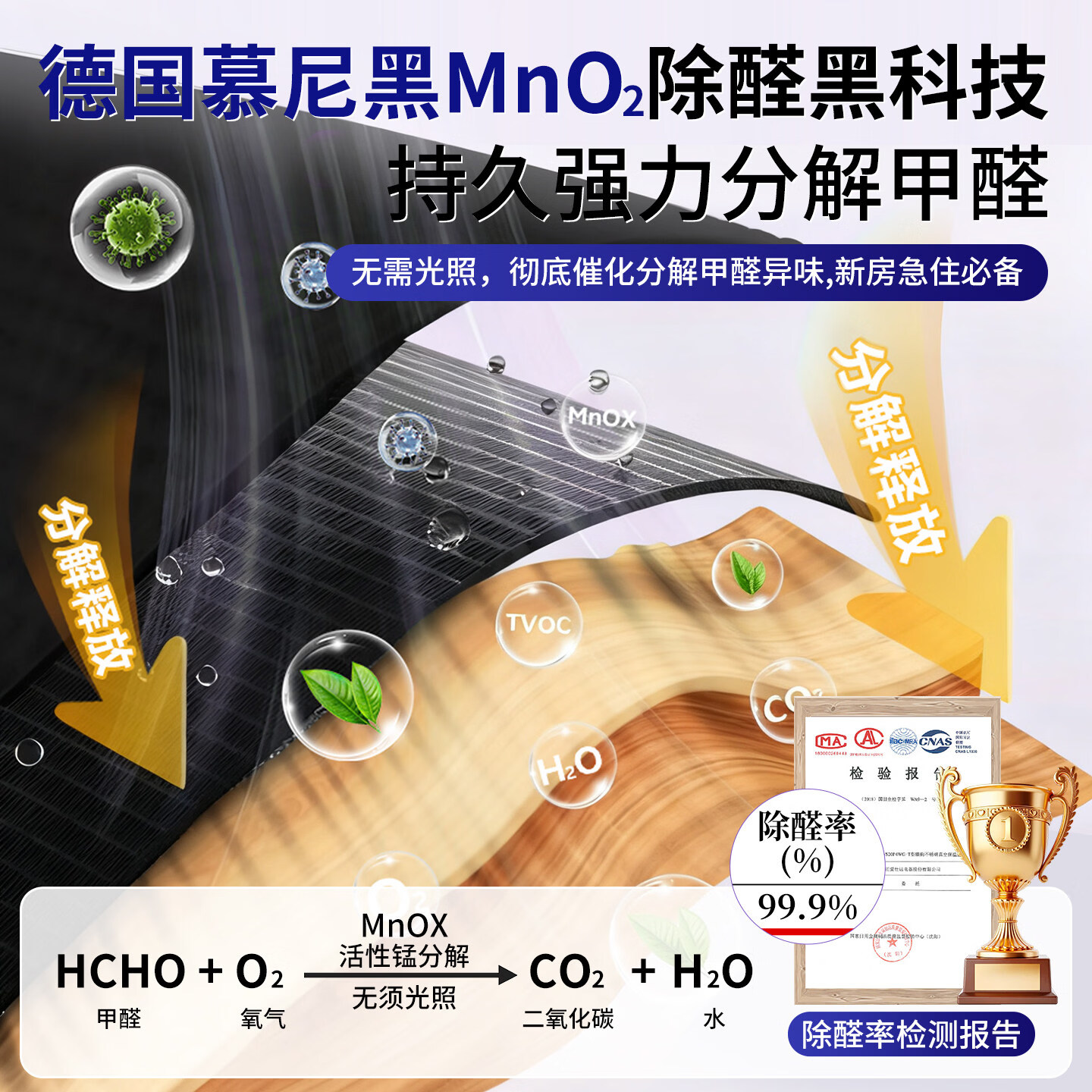 纳味石活性锰除甲醛分解片除甲醛新房家用清除剂炭包甲醛神器急住 5包【大面积钜惠装】买3送2 【品质保障 谨防低价假货】