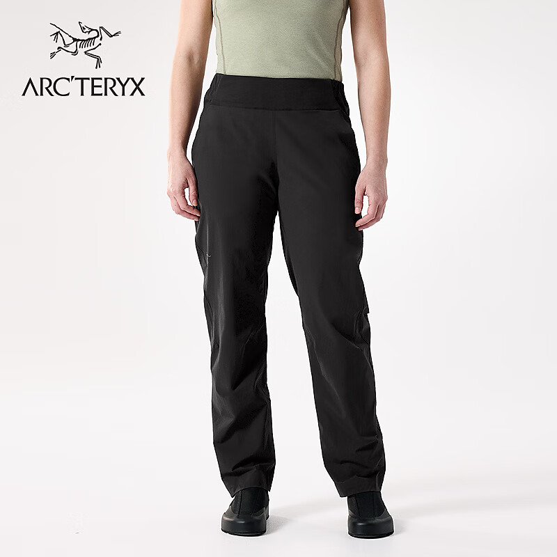 ARC'TERYX始祖鸟 SILENE PANT 轻量 女子 运动长裤 BLACK/黑色 4