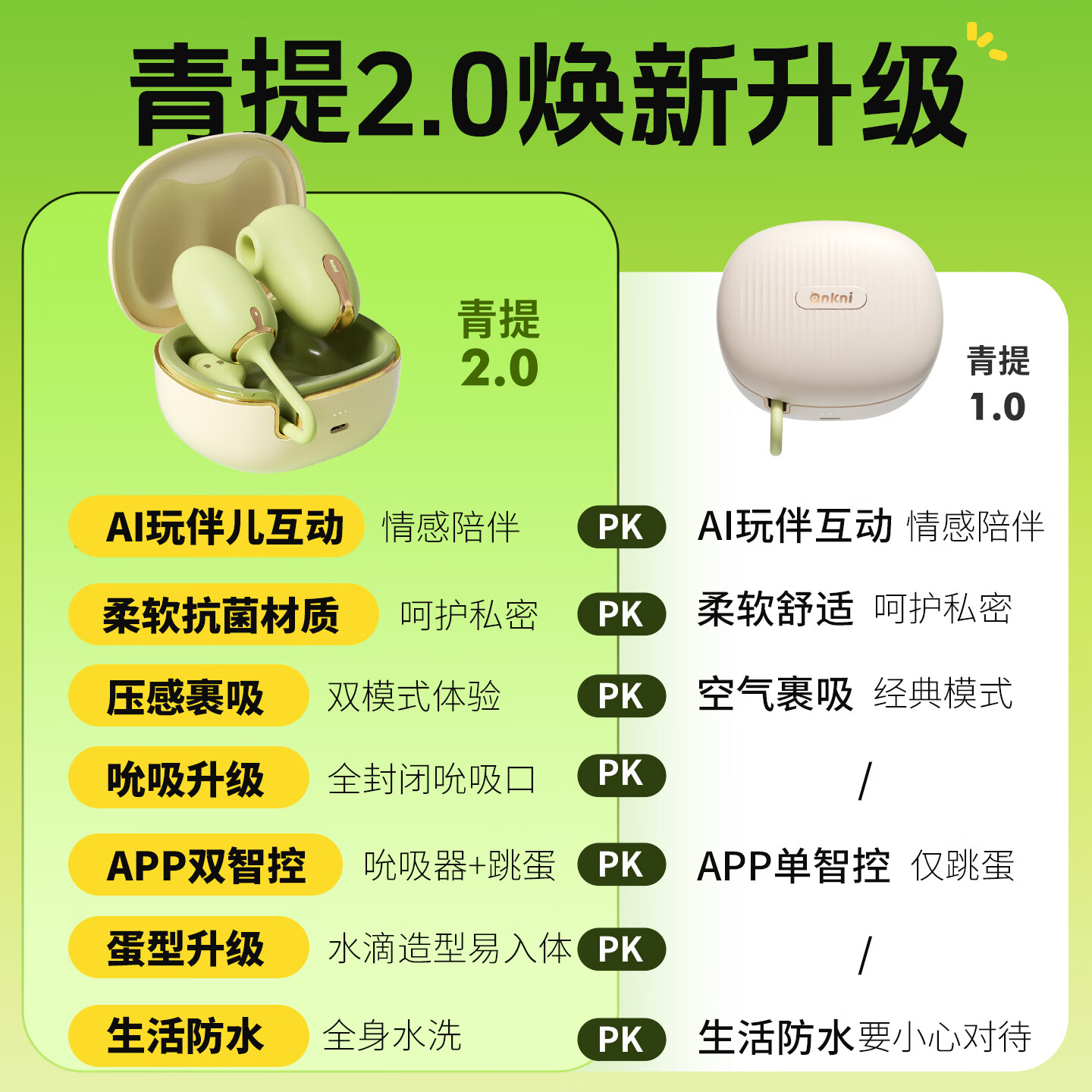 谜姬跳蛋情趣用品成人小玩具女生玩的大人自慰器女人专用女性自卫青媞 二代青提月光-异地远程遥控制无线吮吸外出穿戴安慰器