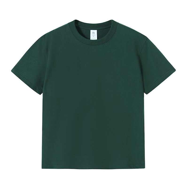 尺度保罗100%纯棉短袖T恤夏季重磅新疆长绒棉半袖t恤小白T恤男圆领打底衫 SX301白色 M 推荐95-120斤