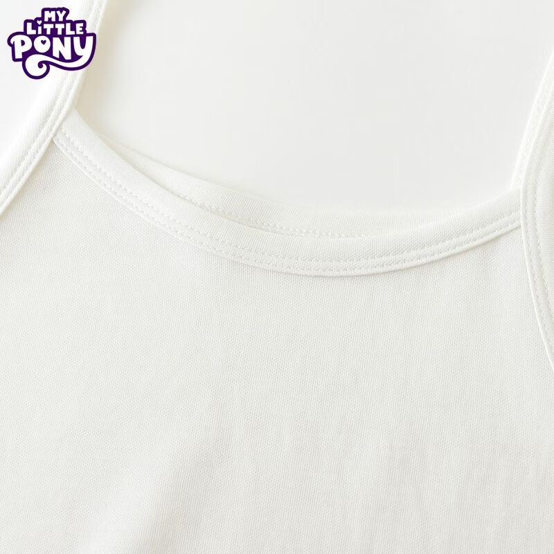 小马宝莉（MY LITTLE PONY）女童防晒T恤2026夏季新款轻薄透气网纱空调衫儿童长袖上衣 蝶舞柔柔 130