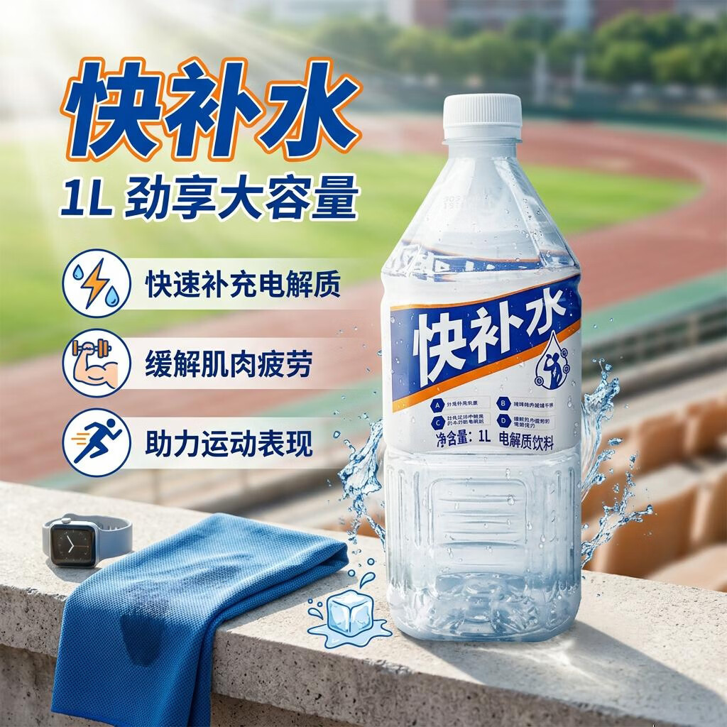 百多利冰爽柠檬冰红茶  柠檬味茶饮料 整箱量贩装 快补水电解质1L*12瓶