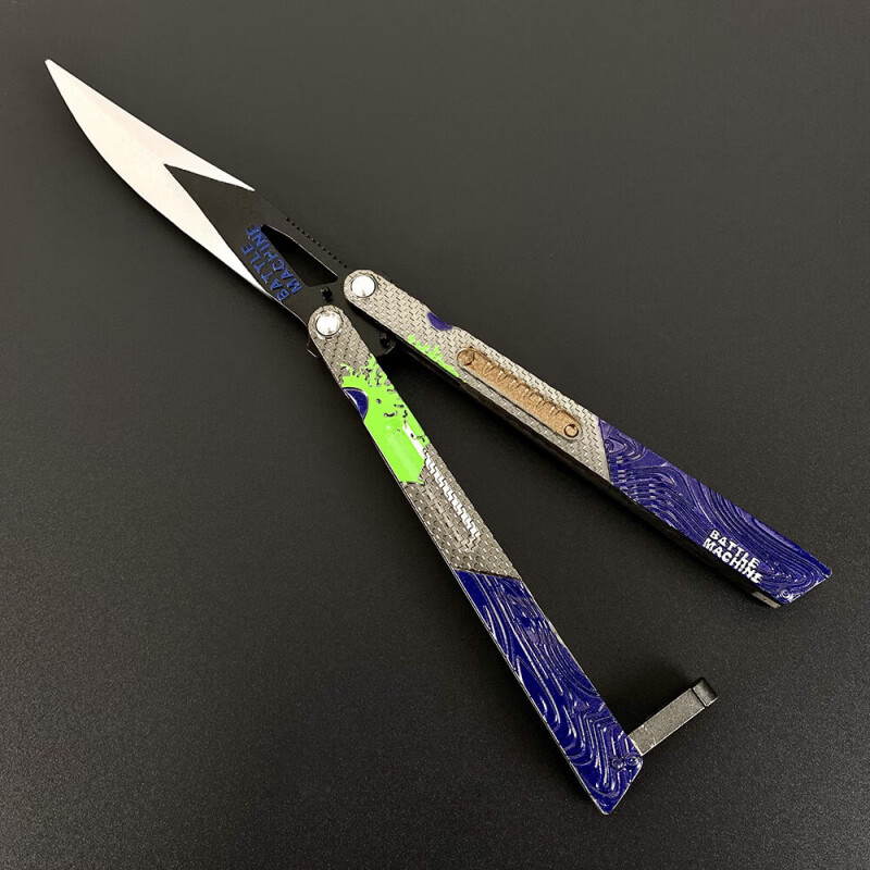 哈利鱼暗区突围周边刀1比1瑞兔折刀武器模型合金属玩具摆件男礼物未开刃 空腔战术-22cm可拆卸气囊