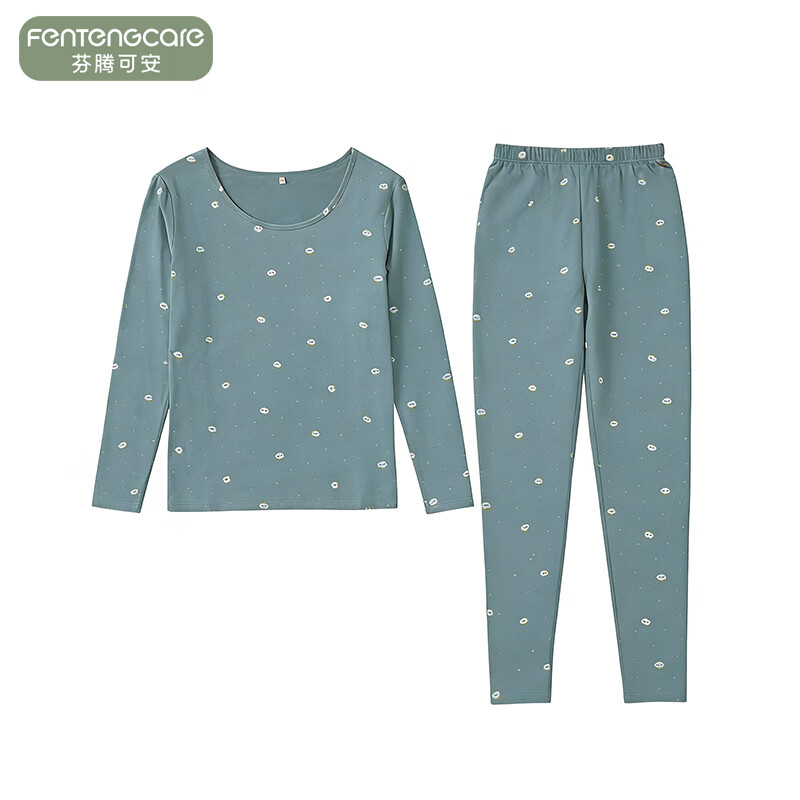 芬腾可安（FENTENGCARE）【N】女士95%棉秋衣秋裤套装2026新款薄款青少年美体修身孕妇 女士秋衣秋裤套装 L