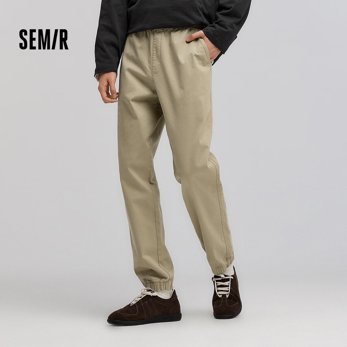 森马（Semir）【休闲裤福袋】休闲裤男长裤春夏款时尚裤子百搭 男J款-驼色50174 L