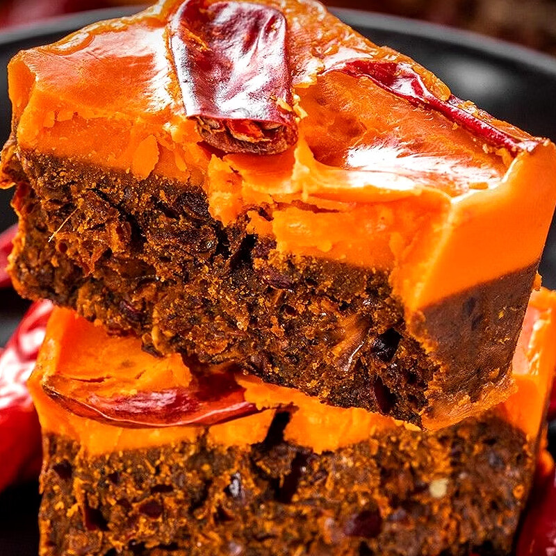 德庄火锅底料小块装68g重庆特产牛油底料中辣火锅串串冒菜调味料 【中辣45°】68g*5袋