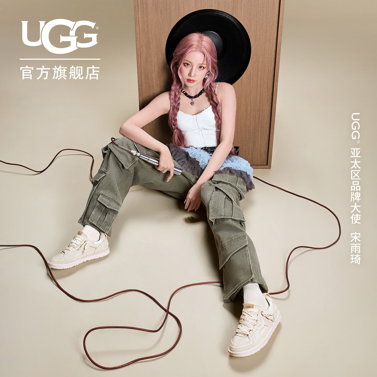 UGG春季新款女士平底纯色圆头系带低帮梅尔休闲鞋明星同款1175301 JSM | 茉莉白 40.5 建议正码正拍