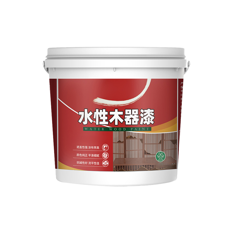 柯瑞柯林 vge192木器漆水性木门家具油漆翻新改色漆5kg仿红木色1桶装