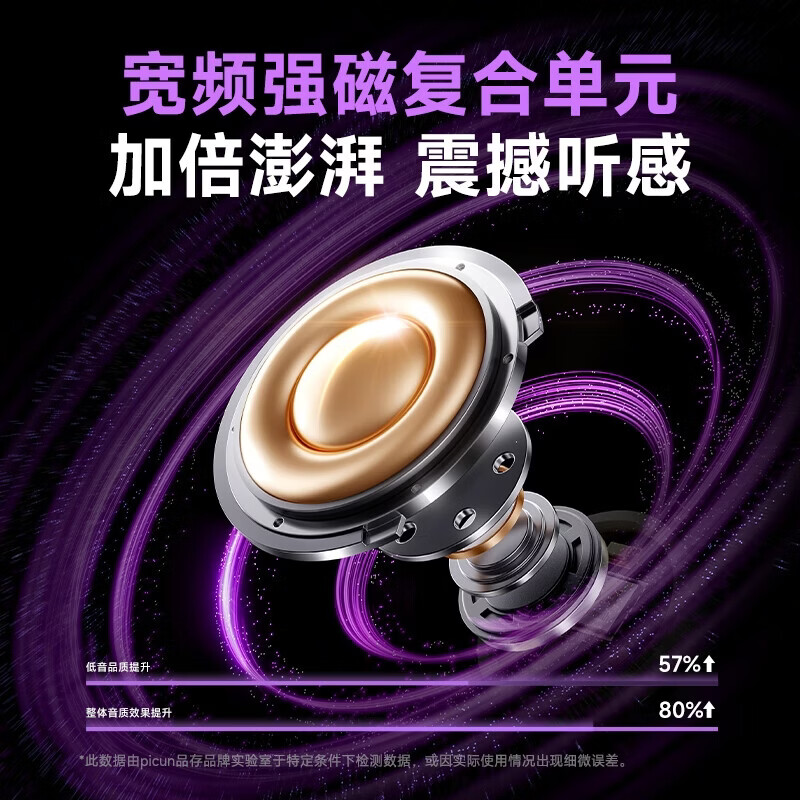 园世W3 耳夹式蓝牙耳机 开放式不入耳无线耳机 跑步运动游戏通话降噪 动态头部追踪丨智能APP丨W3 Pro