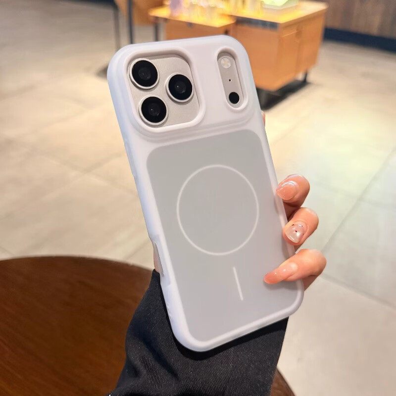 帝仕信多巴胺撞色适用iphone17苹果17promax手机壳15苹果16pro新款17果冻15磁吸13简约14pro软硅胶保护套 【蓝色】二合一细圈磁吸 肤感防摔壳 iPhone 12promax