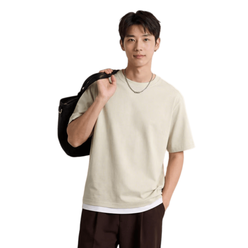JD FASHION京东自营100%新疆棉溯源T男士t恤短袖男女同款衣服2026新款真5折