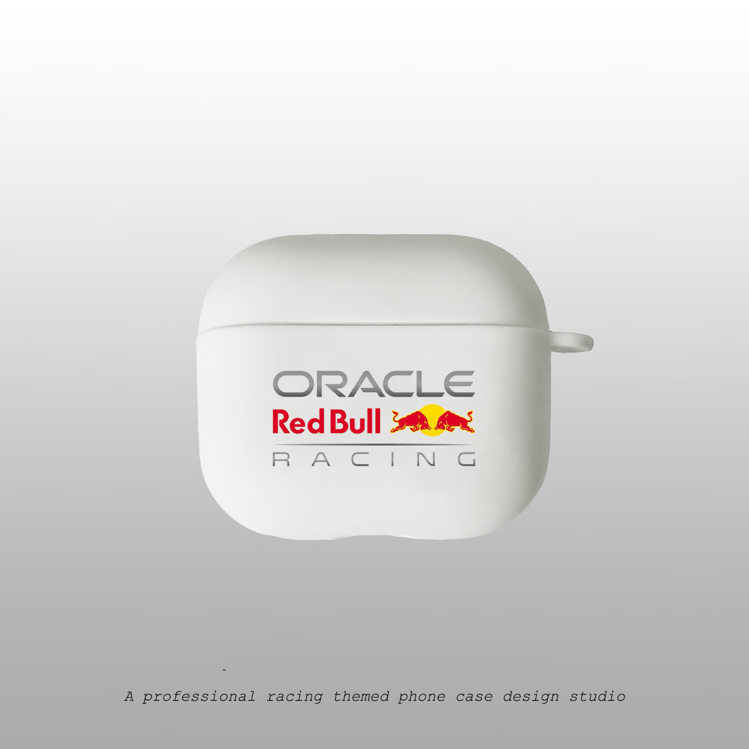 F1赛事车队周边法拉利AMG红牛迈凯伦赛车LOGO车迷必备耳机软壳保护套airpods一代二代三代PRO透明 红牛 白色 苹果AirpodsPro2(第二代)