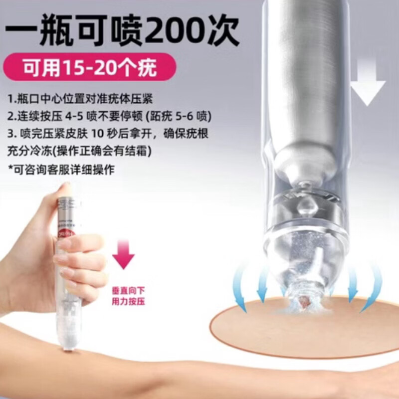 荷迪优正品冷冻除疣喷雾剂 欧洲荷兰进口 欧盟CE认证   京东仓发货 5盒 赠送5盒疤痕凝胶，5个疤痕贴 5盒酒精棉片