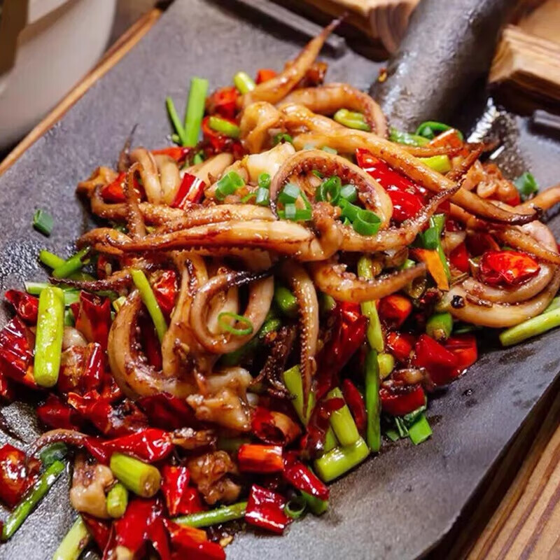 十里馋新鲜鱿鱼须 鲜活冷冻二本足免处理鱿鱼爪 铁板鱿鱼 火锅烧烤食材 【甄选品质】免处理鱿鱼须  8斤(净重)  【鲜鱼切割】