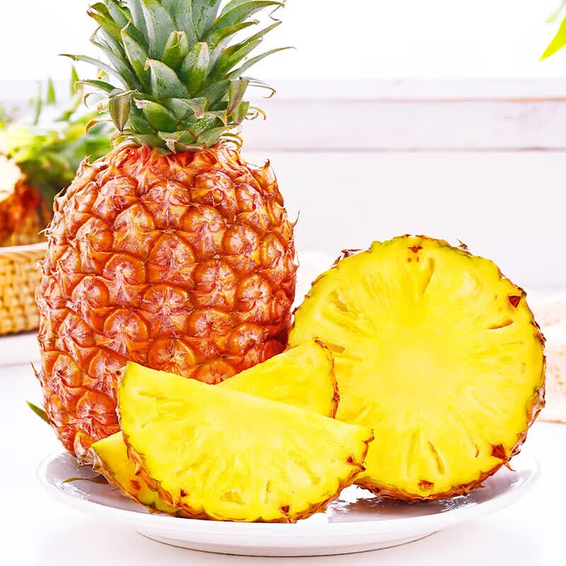 机林有果正宗海南金钻凤梨新鲜水果手撕凤梨甜蜜蜜香水金菠萝 9斤装【5-6个】实惠超值