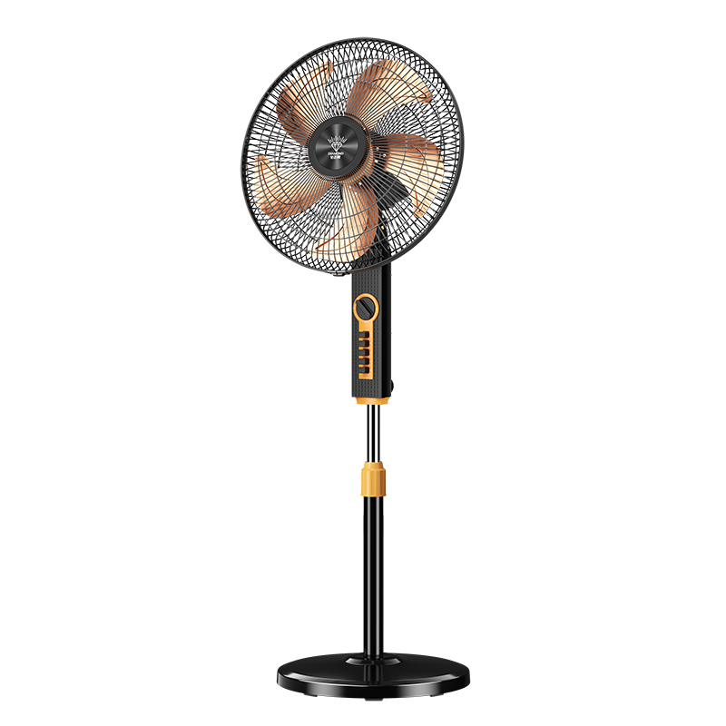 钻石牌电风扇家用落地扇办公室立式风扇客厅大风量定时机械摇头风扇铝叶FS-40-1