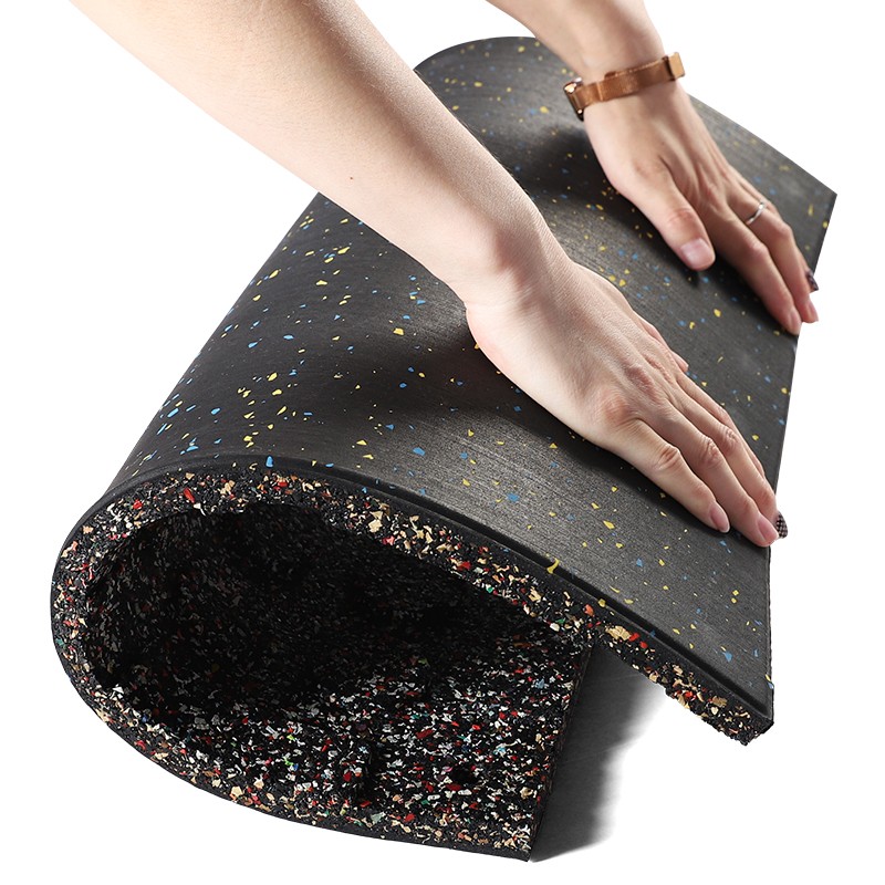 康强 复合环保材质橡胶地垫运动地垫室内缓冲地板健身器材减震垫健身