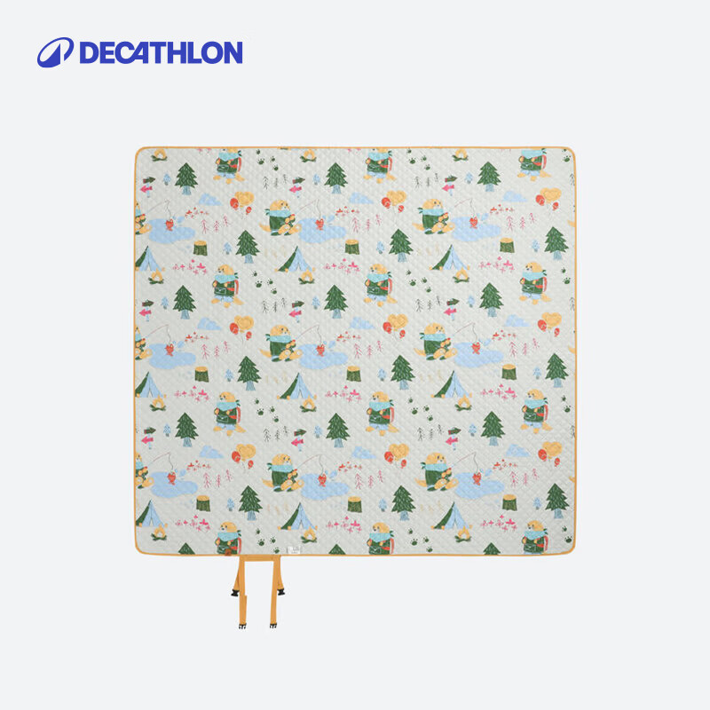 迪卡侬野餐垫加厚便携户外垫子露营帐篷沙滩垫防沙防潮垫-5736188