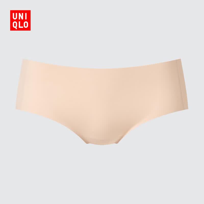 优衣库女装AIRism无痕短裤/普通腰三角26春夏新款482672 473944 482672/31米色 M