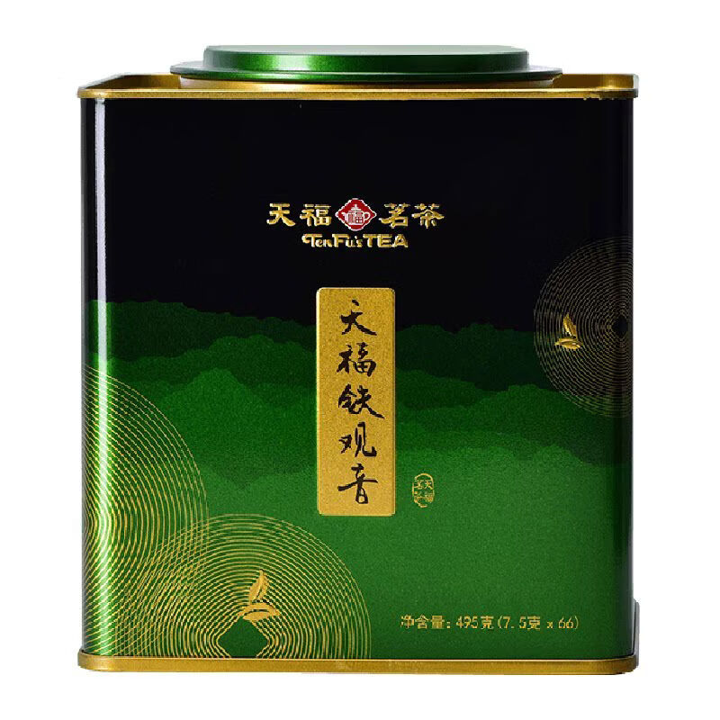 天福茗茶茶叶2025茶乌茶叶安溪香铁观音铁罐铁观音 福茗茶茶叶2025茶乌茶叶安溪香铁观音铁罐铁观音