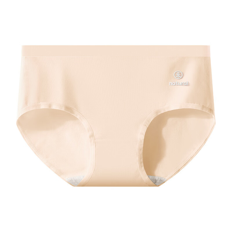 有只绵5条抗菌简约纯色女士内裤中腰纯棉裆亲肤透气无痕包臀女生内裤 混色组合 5条 M 75-95斤