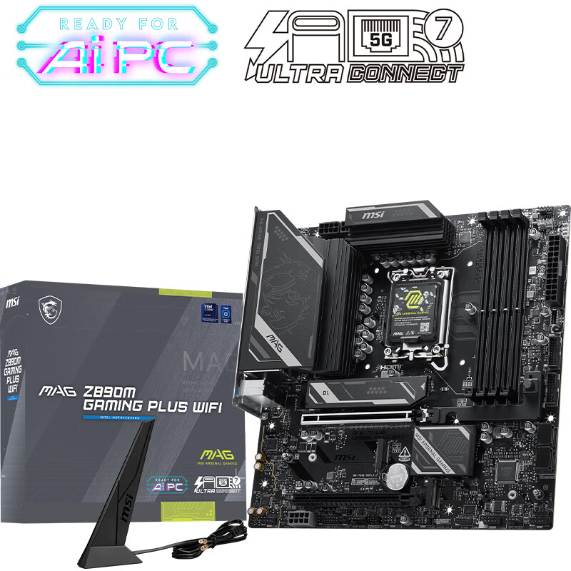 微星 Z890M GAMING PLUS WIFI小黑龙 图 7