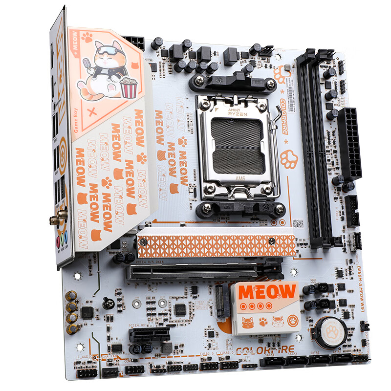 七彩虹 B850 COLORFIRE M A MEOW WIFI VER1.4 DDR5 图 5