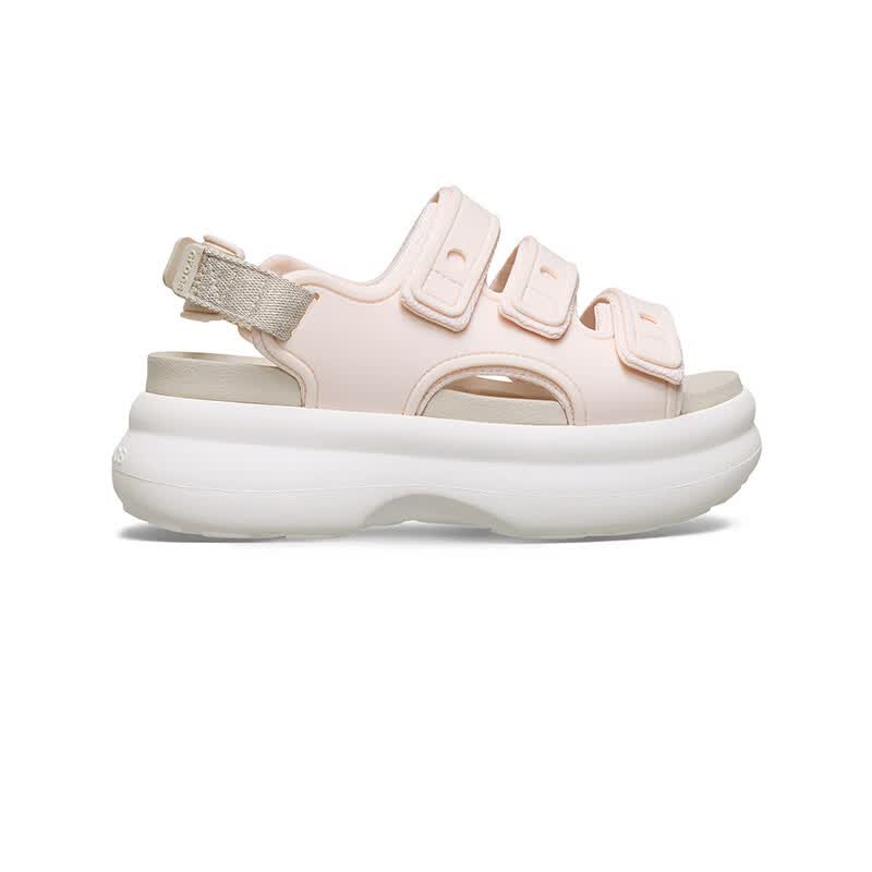 卡骆驰(CROCS)细闪嗖酷运动凉鞋时尚外穿凉鞋百搭花园鞋沙滩鞋|213434 桃子冰/冰冻米/粉笔色-86U 36 /37(230mm)