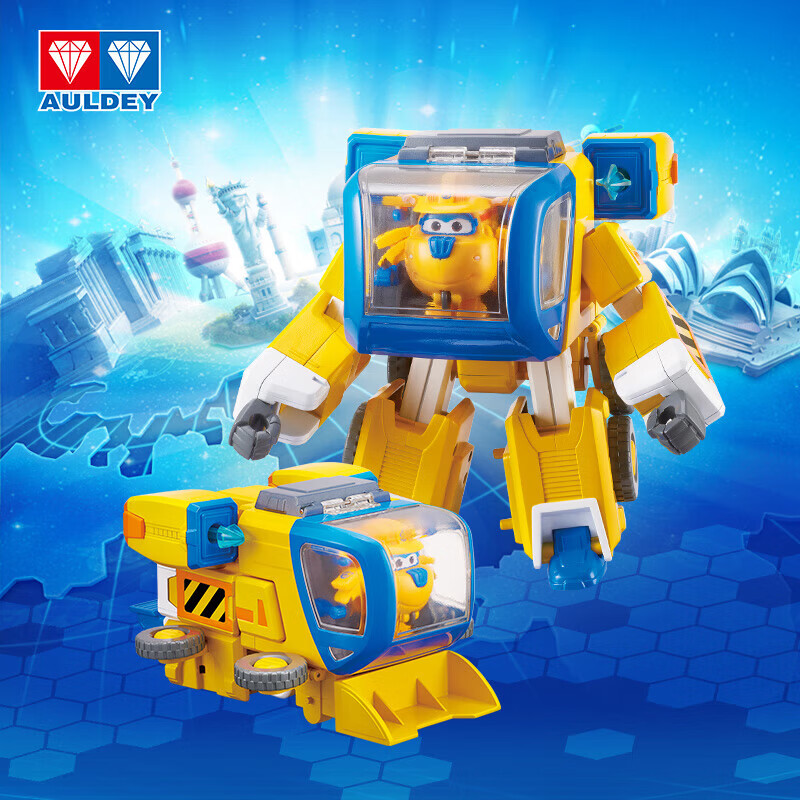 奥迪双钻（AULDEY）超级飞侠超级装备载具变形机器人多多含迷你飞侠儿童玩具生日礼物