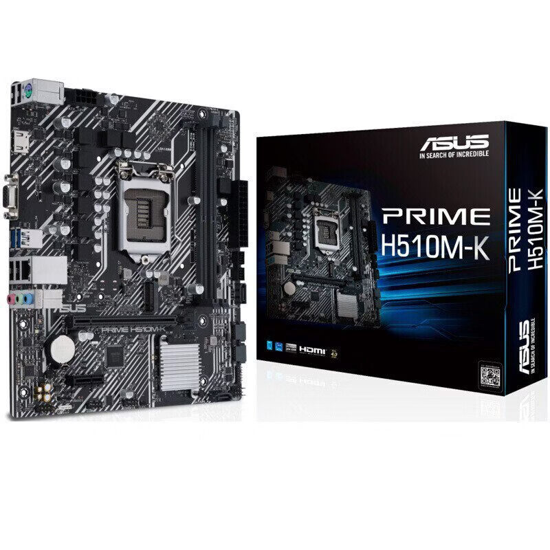 华硕（ASUS）PRIME H510M-K R2.0 技嘉B460 B560主板支持11代CPU I5 11400 华硕 PRIME H510M-K R2.0