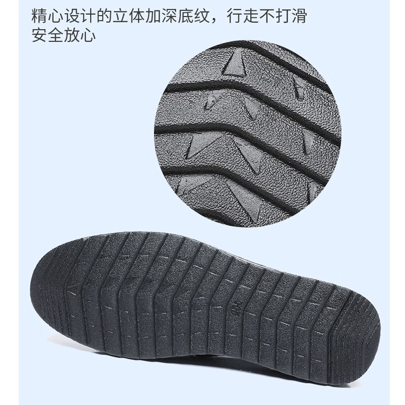 乾派夏季网眼男鞋老北京布鞋轻便舒适透气软底防滑休闲中年爸爸网面鞋 Q-053灰色 48