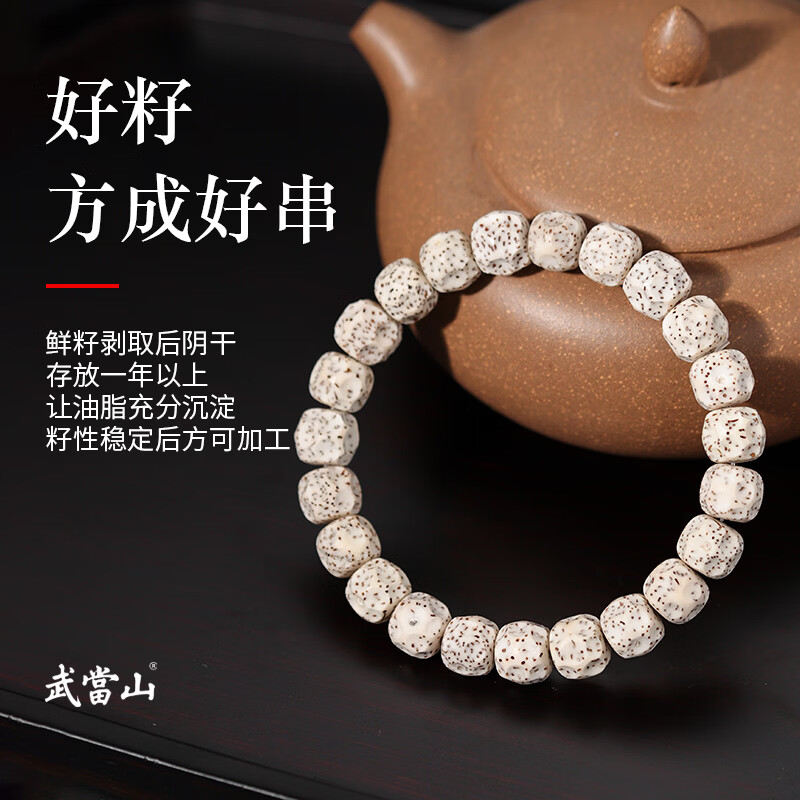 武当山无相菩提子手串 原生态星月菩提手链文玩盘玩手串男女款七夕礼物 脱脂星月菩提