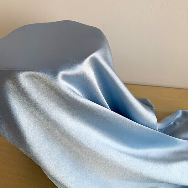 VTX双面真丝枕套 桑蚕丝绸真丝纯色枕头套 单只枕套 吸湿透气 礼盒装 真丝枕套-云水蓝