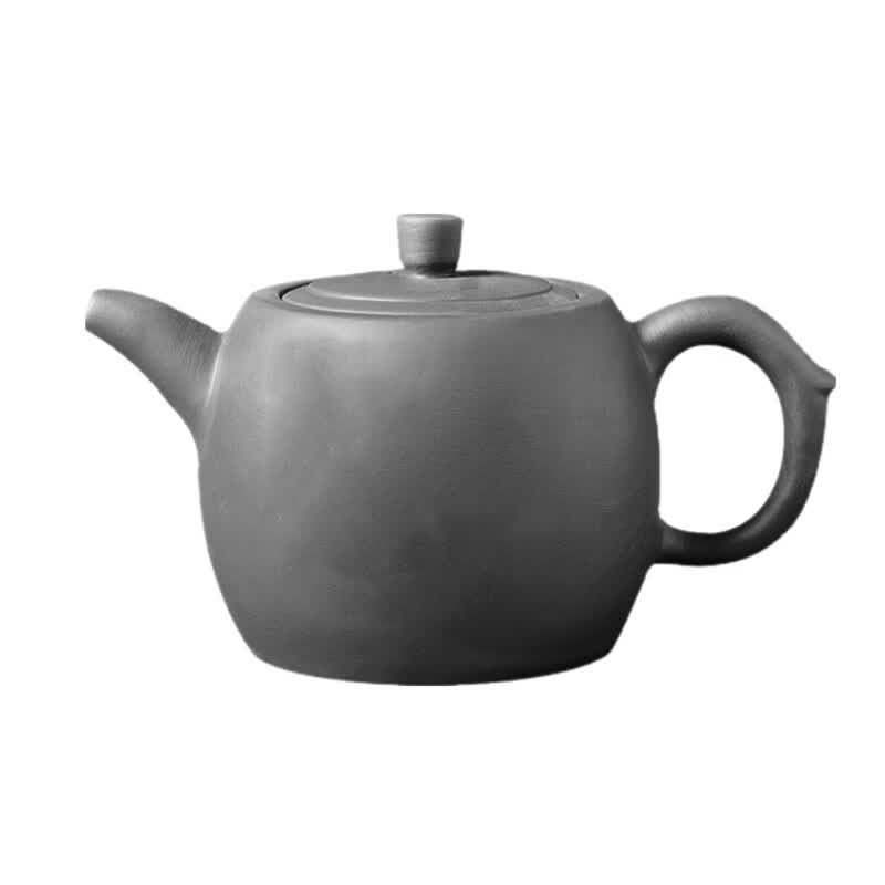 紫砂茶壶功夫泡茶壶家用大号朱泥壶沏茶壶过滤花茶壶红茶茶具套装 单壶紫色（不带茶隔） 400ml ~