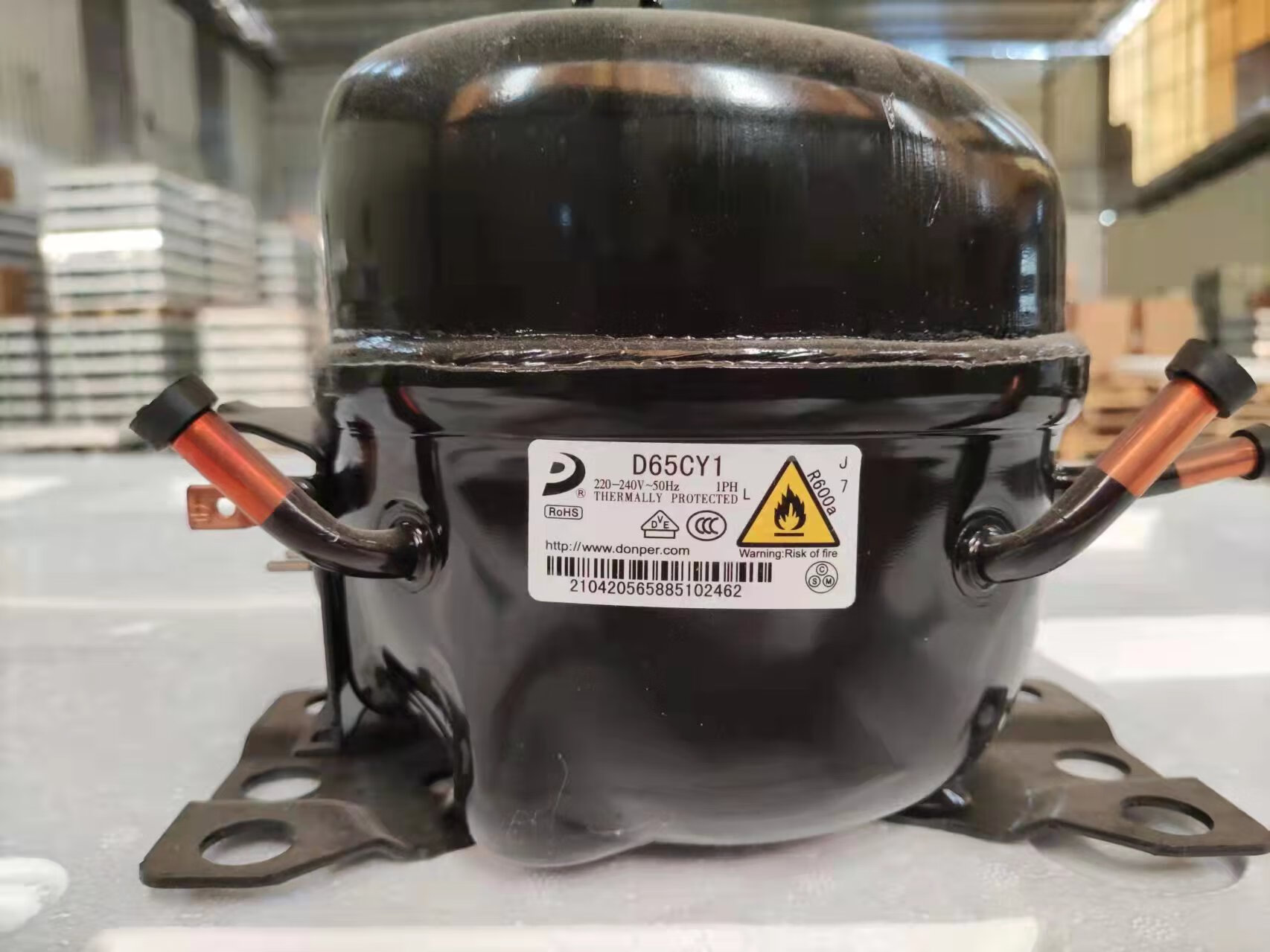 压缩机r600ar134a制冷剂d65k230270325375cz1 d65cy1qd65y)制冷量95w