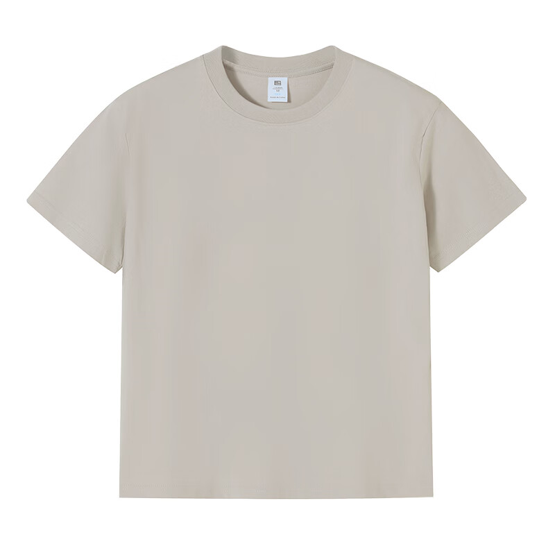 尺度保罗100%纯棉短袖T恤夏季重磅新疆长绒棉半袖t恤小白T恤男圆领打底衫 SX301白色 M 推荐95-120斤