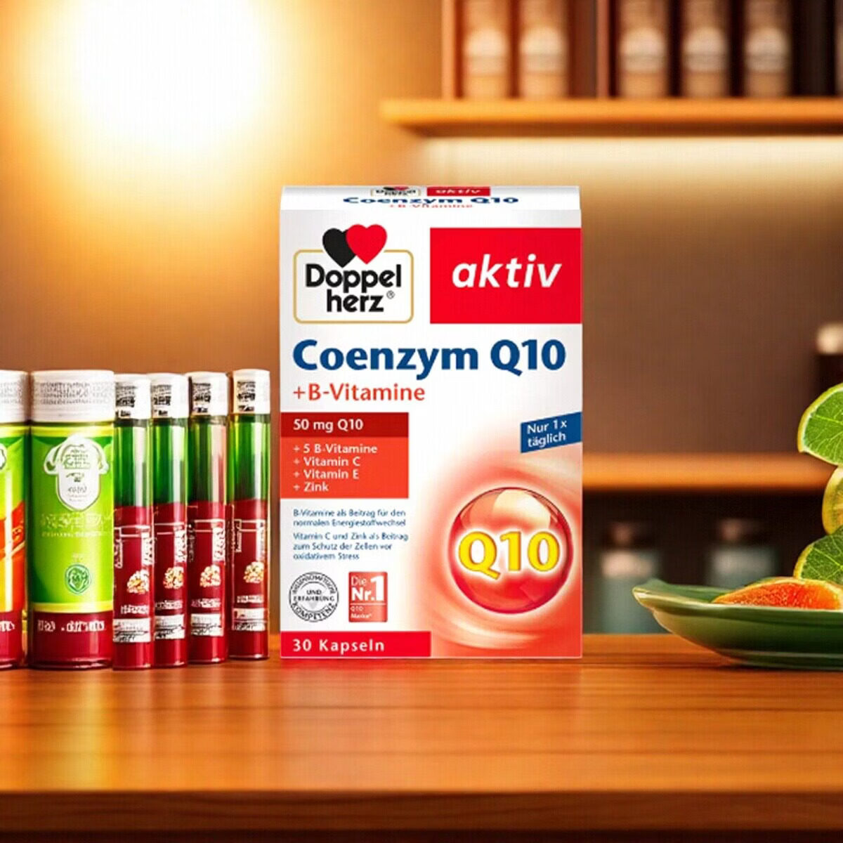 德国辅酶q10软胶囊50mg心脏保健品呵护血管远离心慌保健品