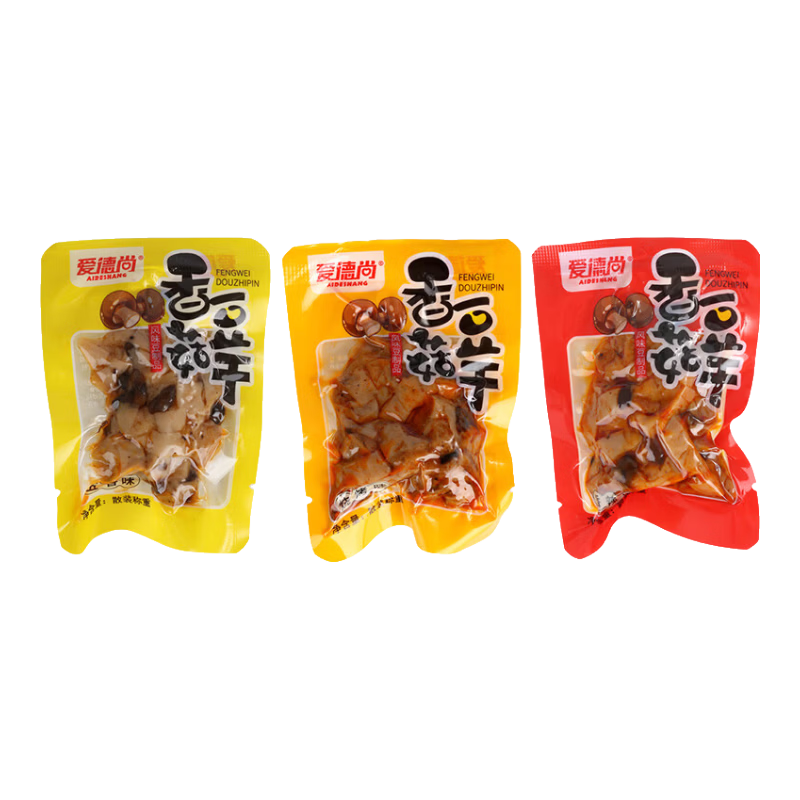 麻辣香菇豆干超市同款解馋小零食小吃豆腐干辣条休闲批发小包装 香菇豆干100g【混合口味】可拍两单