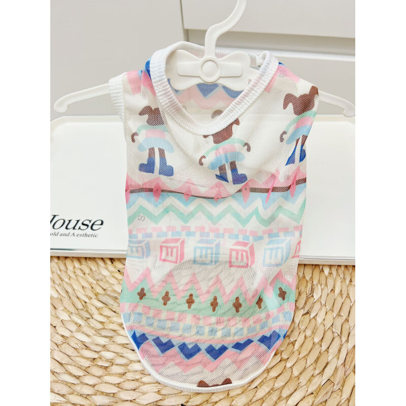 狗狗猫咪防掉毛夏季薄款凉凉衣大中小型犬宠物春夏凉感护肚防脏衣 咖色 8XL