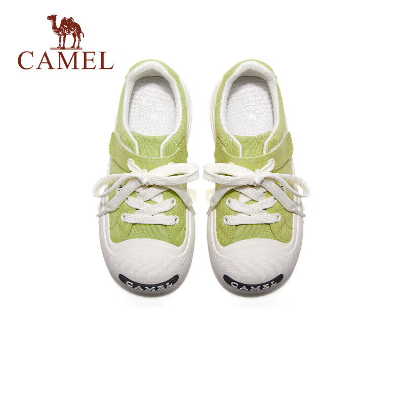 骆驼(CAMEL)【蓬松小面包】儿童运动鞋上学透气耐磨休闲鞋跑步鞋童鞋中大童 草绿 33