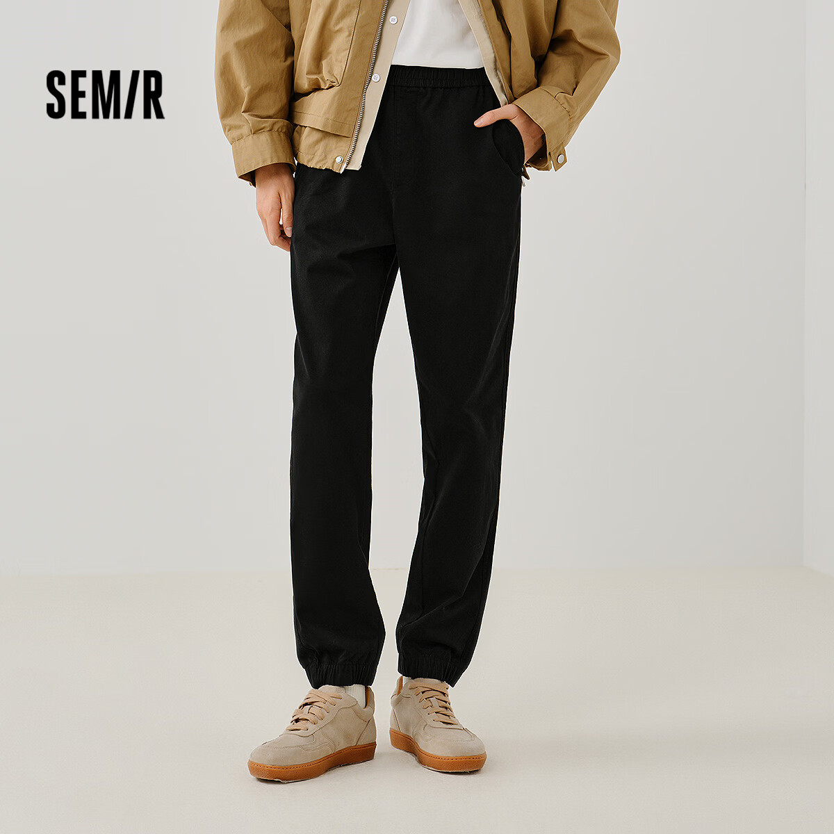 森马（Semir）【休闲裤福袋】休闲裤男长裤春夏款时尚裤子百搭 男J款-黑色90001 XL