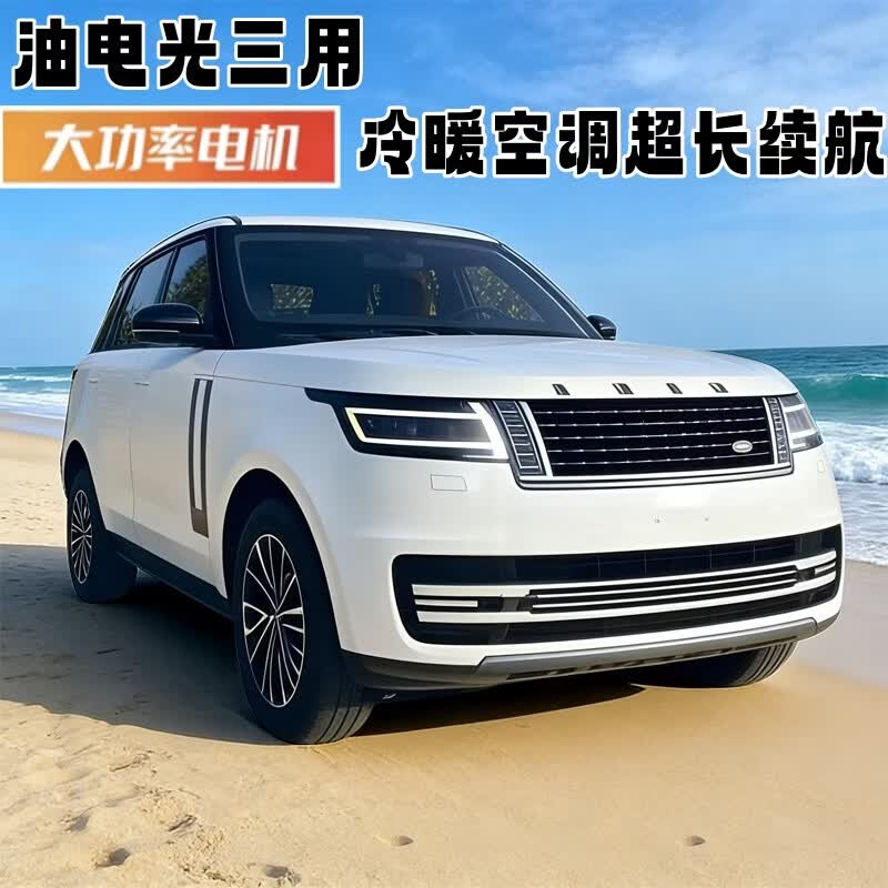 2026年新款豪华四轮车电动车新能源汽车油电两用家用低速女士电轿车老年电瓶车老头乐代步车全封闭 3千瓦电机60V80安石铅酸续航50公里 油电两用