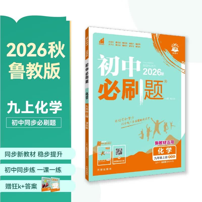 2027初中必刷题 化学九年级上册 鲁教版 初三同步练习一课一练教材全解随堂笔记天天练