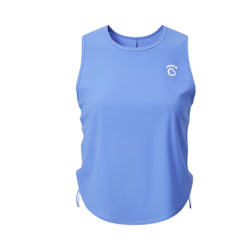 马孔多（macondo）女子跑步运动背心4代轻量透气舒适吸湿速干凉感运动背心 永恒蓝 XL