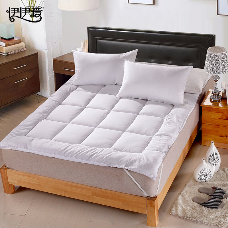 伊伊爱 交织棉床褥垫床上用品床垫 D02000163/150*200cm/白色