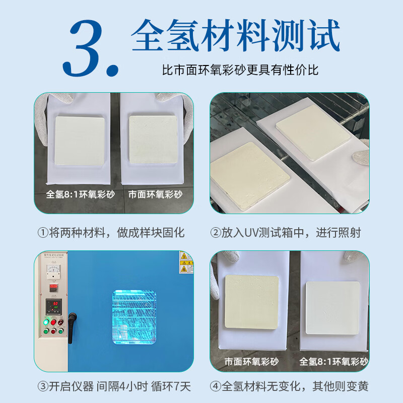 匠品旗舰店全氢化环氧彩砂8:1水性美缝剂墙砖地砖专用填缝桶装美缝剂 一砖一色定制 3kg 定制色不退换
