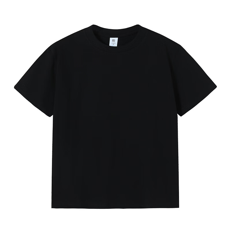 尺度保罗100%纯棉短袖T恤夏季重磅新疆长绒棉半袖t恤小白T恤男圆领打底衫 SX301白色 M 推荐95-120斤