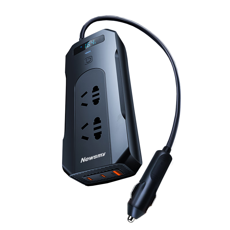 纽曼纯正弦波逆变器12V转220V车载插排电源插座点烟器转换宿舍逆变器